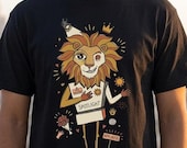 Leo T-Shirt | Funny Zodiac Graphic Tee, Main Character Astrology Unisex Shirt, Leo Birthday Gift for Her Him