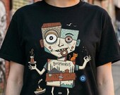 Istanbul Bosphorus Cat Tea Graphic Tee | Turkish Street Cat Unisex Shirt