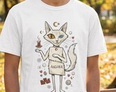 Turkish Angora Cat T-Shirt | Ankara Cat Graphic Tee, Cute Turkey Culture Unisex Shirt, Cat Lover Turkish Gift