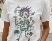 Aquarius T-Shirt | Funny Zodiac Graphic Tee, Weird Astrology Unisex Shirt, Aquarius Birthday Gift for Her Him