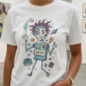Aquarius T-Shirt | Funny Zodiac Graphic Tee, Weird Astrology Unisex Shirt, Aquarius Birthday Gift for Her Him