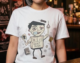 Tokyo Vibes T-Shirt | Japanese Urbancore Graphic Tee, Quiet Rush Illustration