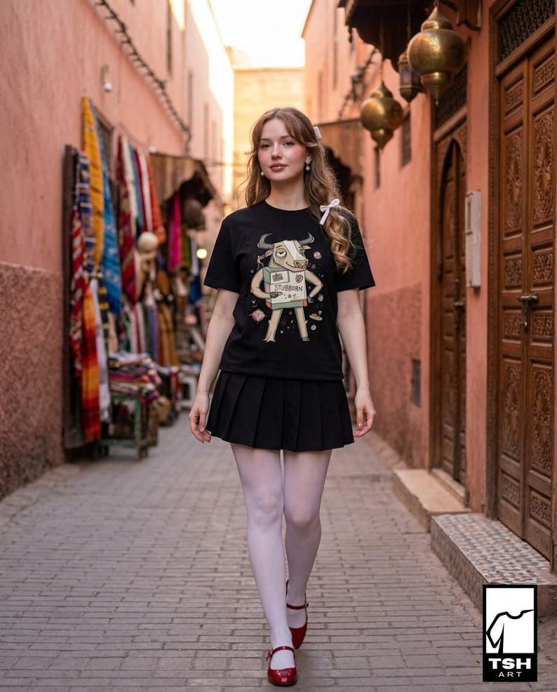 Taurus T-Shirt | Funny Zodiac Graphic Tee, Stubborn Astrology Unisex Shirt, Taurus Birthday Gift for Her Him