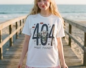 404 Not Found T-Shirt | Funny Developer Error Graphic Tee, Programmer Bug Unisex Shirt, Coder Geek Gift