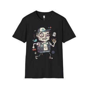 DevOps Engineer T-shirt | Rolig CI CD Deployment Graphic Tee, Sysadmin Coder T-shirt Black