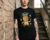 Royal Pineapple T-Shirt | Funny Tropical Graphic Tee, Tiki Hawaiian Unisex Shirt, Pineapple Lover Summer Gift
