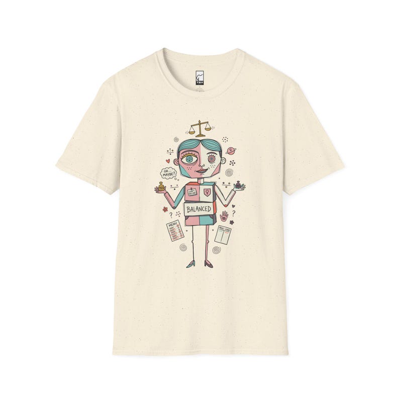 Camiseta del signo zodiacal Libra / Camiseta gráfica divertida sobre astrología para personas indecisas Natural