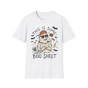 Camiseta divertida de fantasma de Halloween / Camiseta divertida de fantasma / Camiseta de fantasma genial / Camiseta con cita espeluznante y atrevida / Camiseta vintage de fantasma atrevida / Regalo unisex White