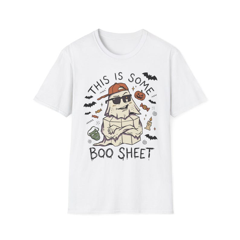Camiseta divertida de fantasma de Halloween / Camiseta divertida de fantasma / Camiseta de fantasma genial / Camiseta con cita espeluznante y atrevida / Camiseta vintage de fantasma atrevida / Regalo unisex White