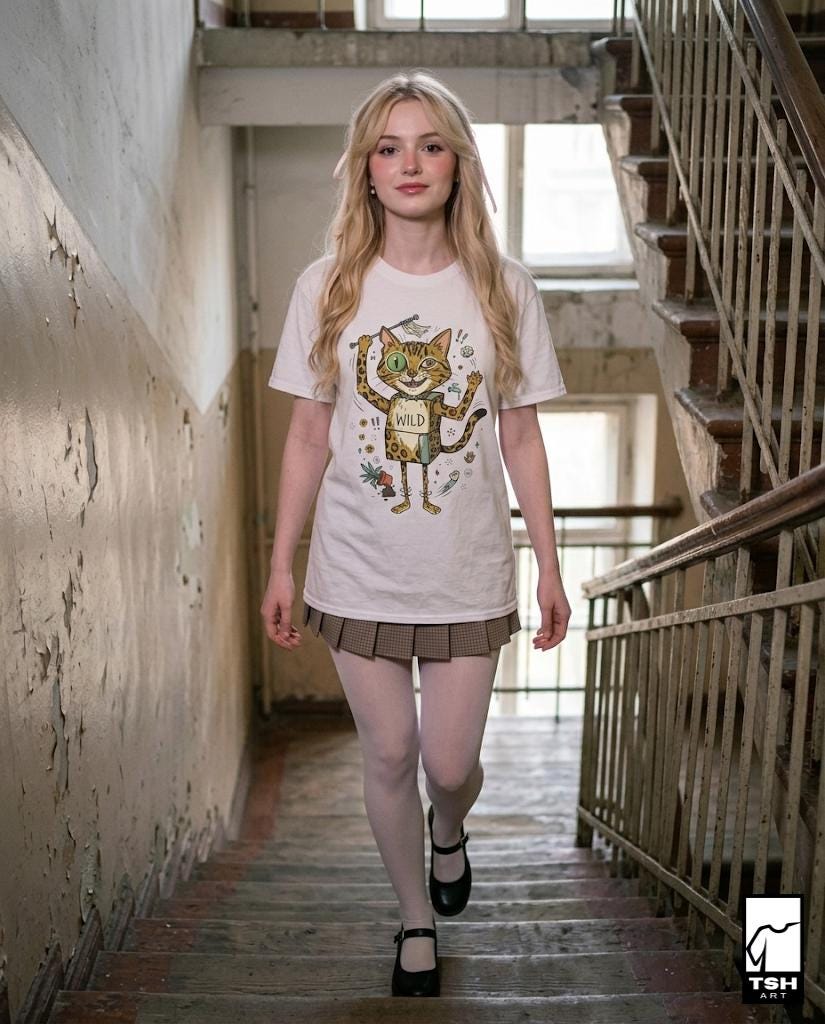 Wild Bengal Cat T-Shirt | Funny Energetic Cat Graphic Tee, Mischievous Zoomies Unisex Shirt, Cat Lover Gift