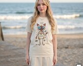 Loud Siamese Cat T-Shirt | Funny Talkative Cat Graphic Tee, 3 AM Meow Unisex Shirt, Cat Lover Mom Gift