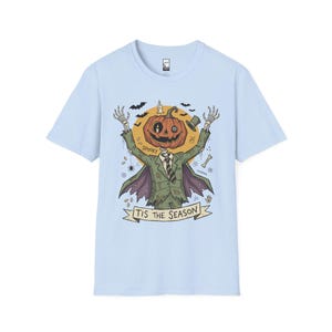 Jack O Lantern Scarecrow Shirt | Spooky Pumpkin Tee | Funny Halloween Graphic Tee | Tis The Season Shirt | Retro Fall Tee | Unisex Gift image 16