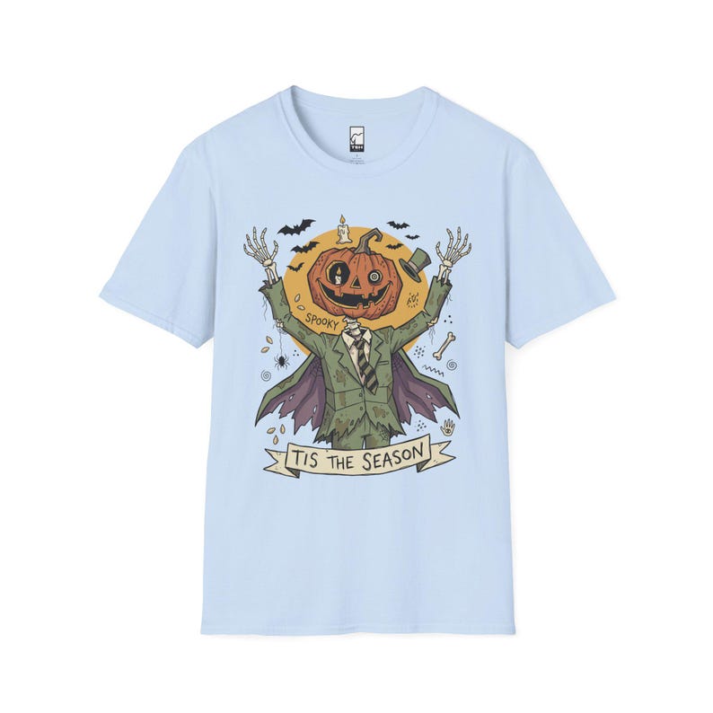 Jack O Lantern Scarecrow Shirt | Spooky Pumpkin Tee | Funny Halloween Graphic Tee | Tis The Season Shirt | Retro Fall Tee | Unisex Gift image 16