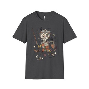 Don Quixote Graphic Tee | Funny Spanish Knight Illustration, Unisex Culture Shirt Dark Heather