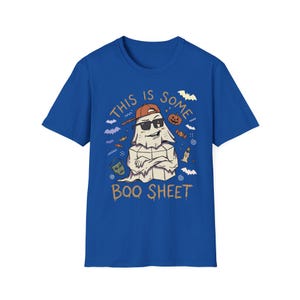 Camiseta divertida de fantasma de Halloween / Camiseta divertida de fantasma / Camiseta de fantasma genial / Camiseta con cita espeluznante y atrevida / Camiseta vintage de fantasma atrevida / Regalo unisex Royal