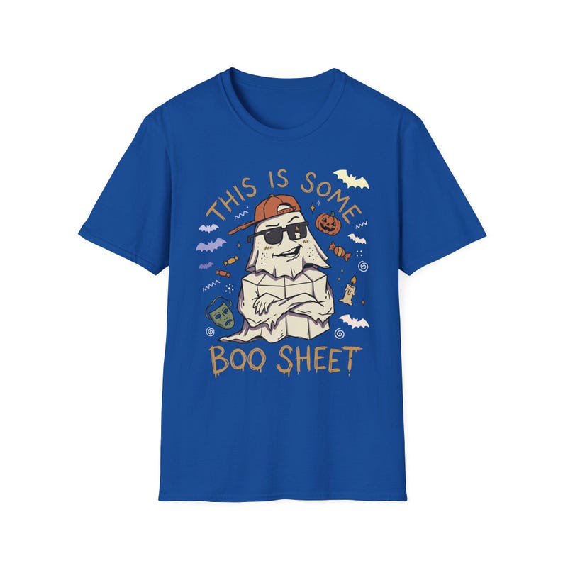 Camiseta divertida de fantasma de Halloween / Camiseta divertida de fantasma / Camiseta de fantasma genial / Camiseta con cita espeluznante y atrevida / Camiseta vintage de fantasma atrevida / Regalo unisex Royal
