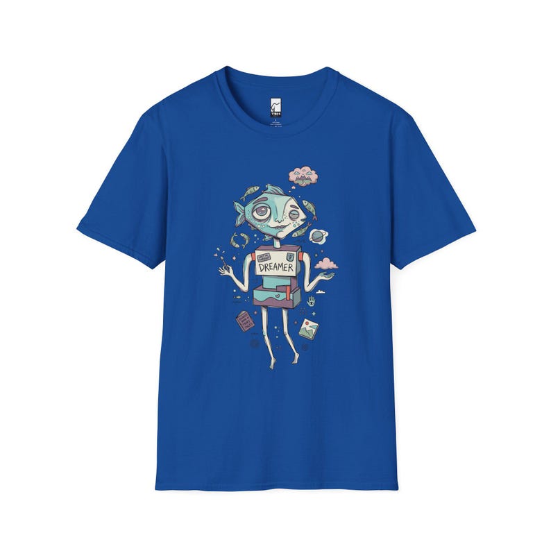 Camiseta de Piscis / Camiseta gráfica del zodíaco Soñador, Camiseta unisex de astrología, Regalo de cumpleaños Royal