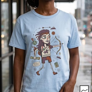 Sagittarius T-Shirt | Funny Zodiac Graphic Tee, Wanderlust Astrology Unisex Shirt, Sagittarius Birthday Gift
