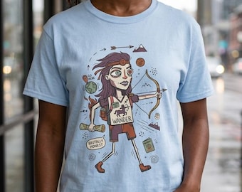 Zodiac T-Shirts: Hand-Drawn Astrology Tees for Every Star Sign