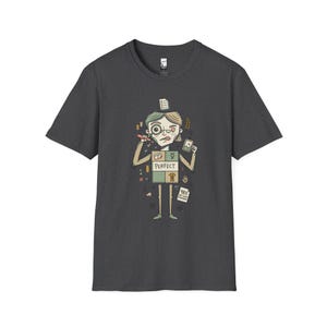 T-shirt Maagd | Zorgvuldig perfectionistisch T-shirt met sterrenbeeld, unisex astrologie-shirt Dark Heather