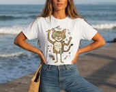 Wild Bengal Cat T-Shirt | Funny Energetic Cat Graphic Tee, Mischievous Zoomies Unisex Shirt, Cat Lover Gift