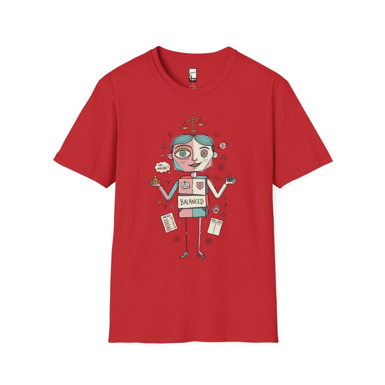 Camiseta del signo zodiacal Libra / Camiseta gráfica divertida sobre astrología para personas indecisas Red