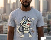Husky Drama T-Shirt | Funny Dramatic Dog Graphic Tee, Talking Husky Dog Mom Unisex Shirt, Dog Lover Gift