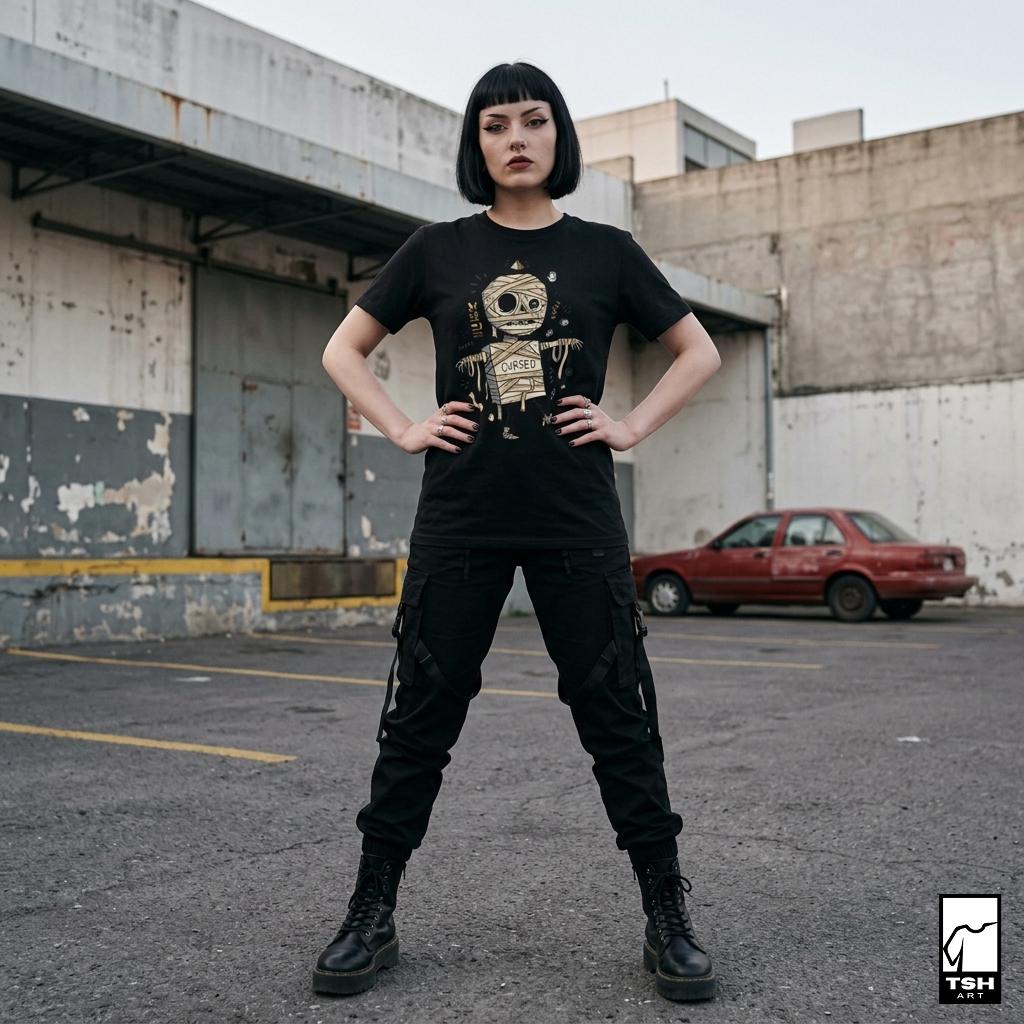 Mummy T-Shirt | Funny Cursed Egyptian Halloween Graphic Tee