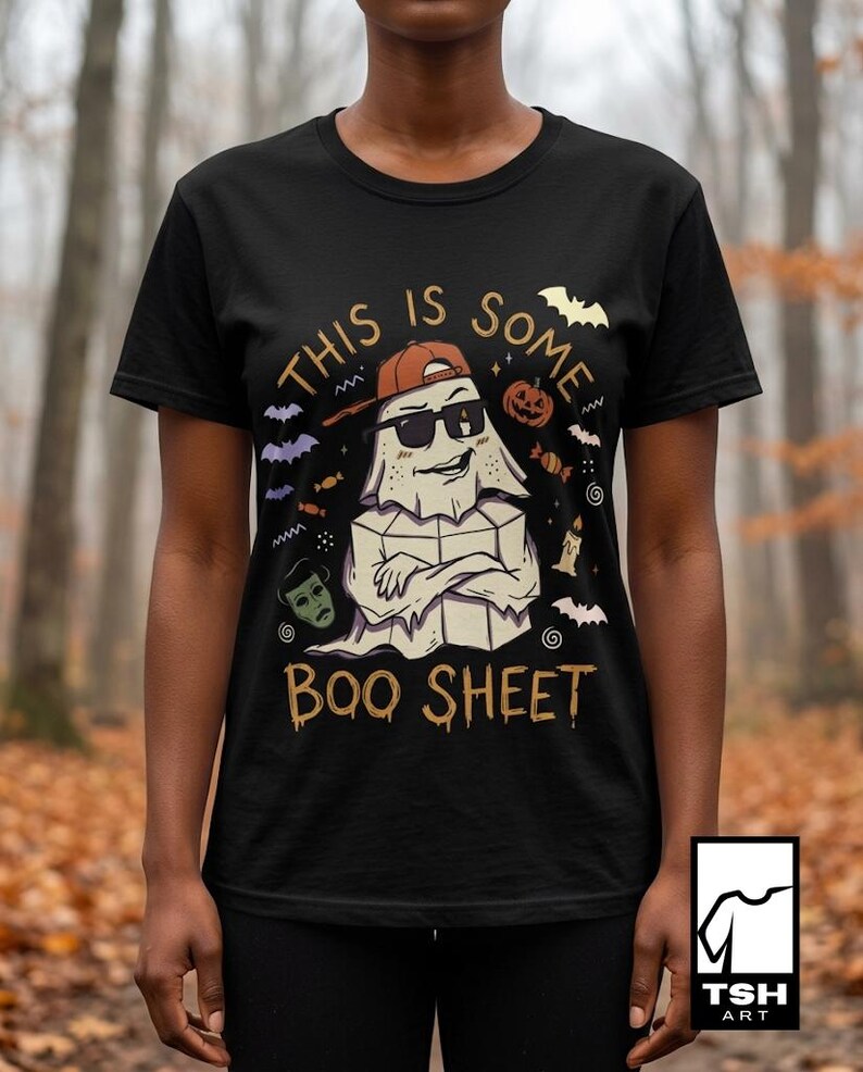 Halloween Funny Ghost Shirt | Funny Boo Sheet Tee | Cool Ghost T Shirt | Sassy Spooky Quote Tee | Vintage Sassy Ghost Tee | Unisex Gift