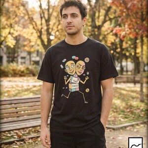 Gemini T-Shirt | Funny Zodiac Graphic Tee, Two Faced Astrology Unisex Shirt, Gemini Birthday Gift for Her Him