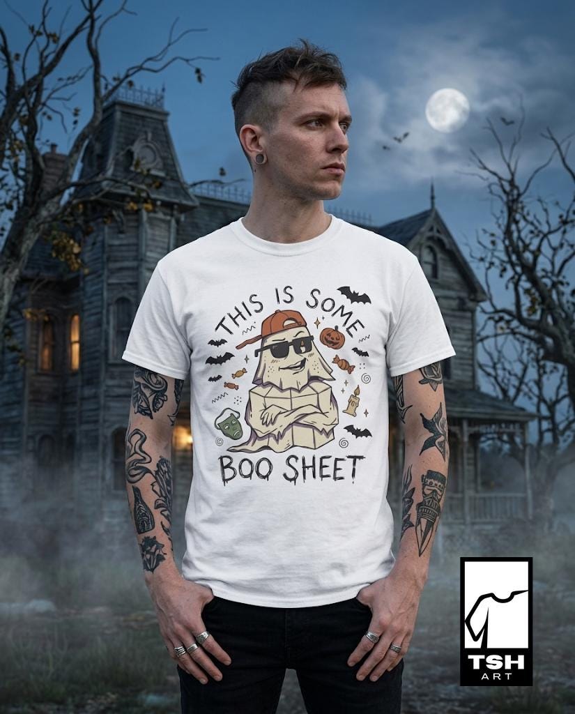 Halloween Funny Ghost Shirt | Funny Boo Sheet Tee | Cool Ghost T Shirt | Sassy Spooky Quote Tee | Vintage Sassy Ghost Tee | Unisex Gift