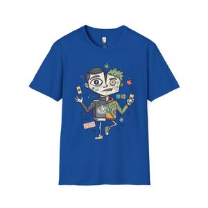 Mobile Dev Shirt | Funny iOS Tee | Android T Shirt | App Builder Graphic Tee | Software Engineer Shirt | Coder Gift Royal