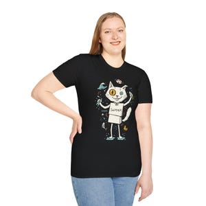 Turkish Van Cat Swimming Graphic Tee | Funny Water Loving Unisex Shirt image 18