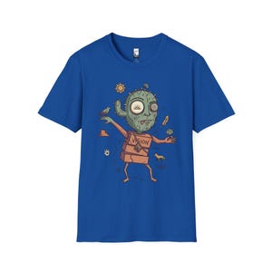 Psykedelisk kaktus-t-shirt | Desert Shaman Vision Quest grafisk t-shirt Royal