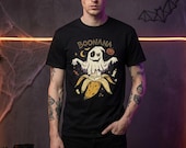 Funny Ghost Banana Shirt | Boonana Halloween T Shirt | Cute Spooky Pun Tee | Pumpkin Moon Graphic Tee | Vintage Halloween Tee | Unisex Gift
