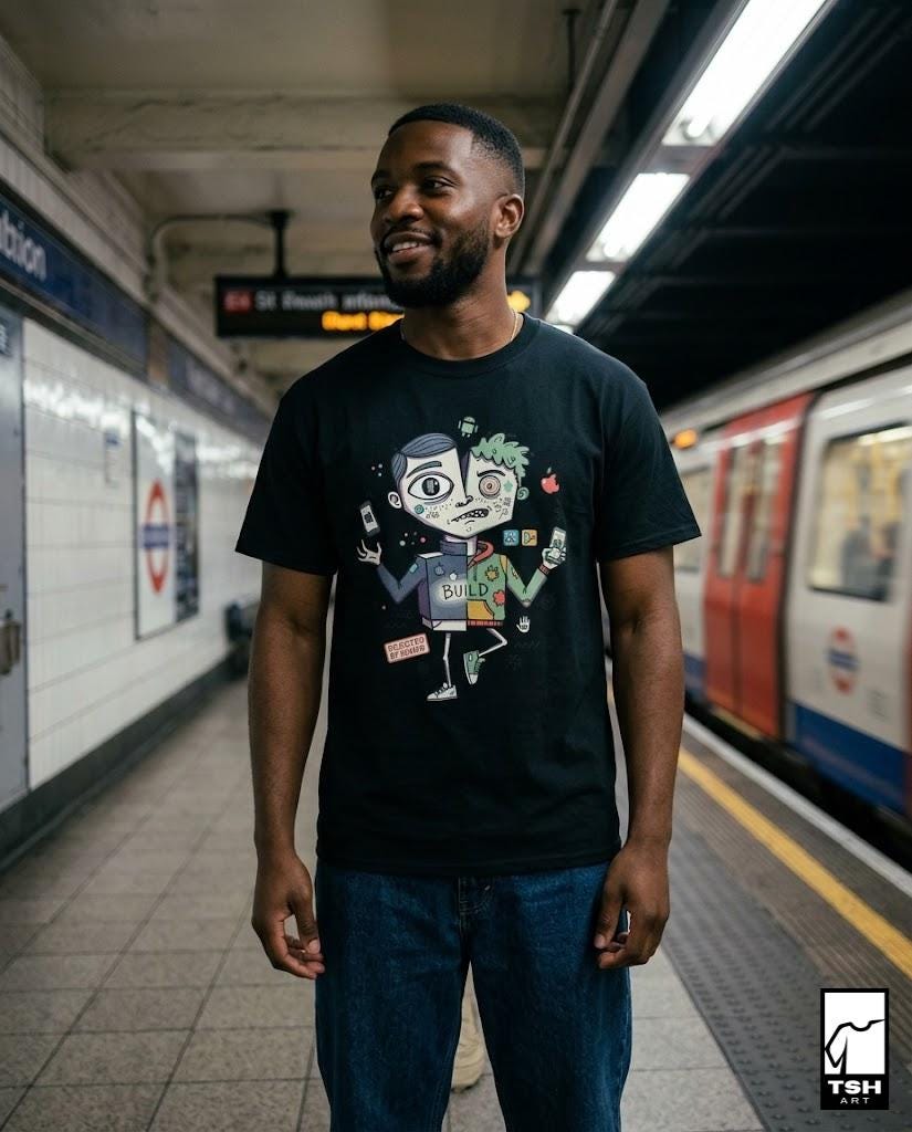 Mobile Developer T-Shirt | Funny iOS Android Graphic Tee, App Builder Coder Unisex Shirt, Programmer Geek Gift