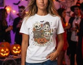 Vintage Halloween Shirt | Skull Werewolf T Shirt | Creepy Clown Witch Tee | Pumpkin Coven Graphic Tee | Retro Horror Tee | Unisex Gift