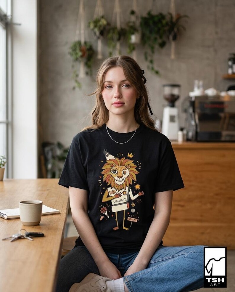 Leo T-Shirt | Funny Zodiac Graphic Tee, Main Character Astrology Unisex Shirt, Leo Birthday Gift for Her Him