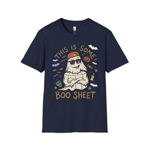 Camiseta divertida de fantasma de Halloween / Camiseta divertida de fantasma / Camiseta de fantasma genial / Camiseta con cita espeluznante y atrevida / Camiseta vintage de fantasma atrevida / Regalo unisex Navy