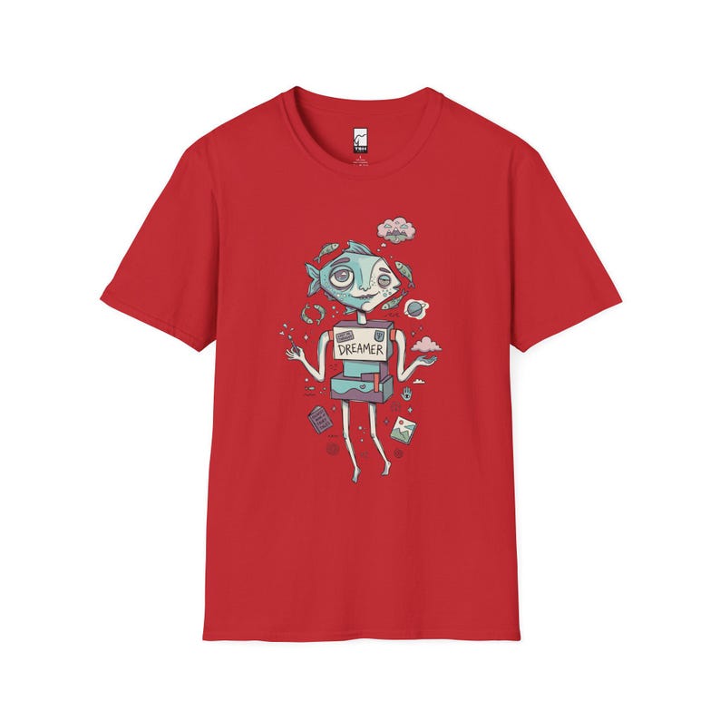 Camiseta de Piscis / Camiseta gráfica del zodíaco Soñador, Camiseta unisex de astrología, Regalo de cumpleaños Red