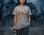 Dancing Pumpkin Skeletons T-Shirt | Halloween Jack-o'-Lanterns
