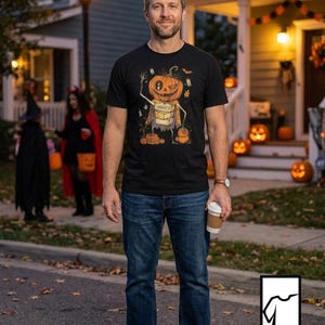 Unisex Pumpkin T-Shirt | Jack O Lantern Print | Fall Harvest Graphic Tee | Spooky Pumpkin T-Shirt