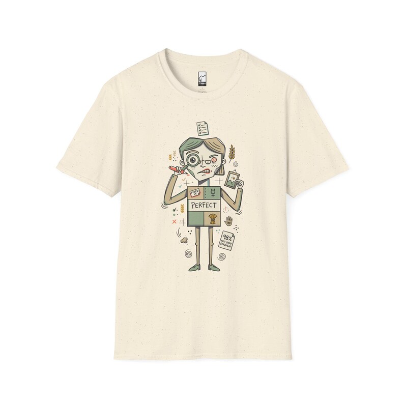 T-shirt Maagd | Zorgvuldig perfectionistisch T-shirt met sterrenbeeld, unisex astrologie-shirt Natural