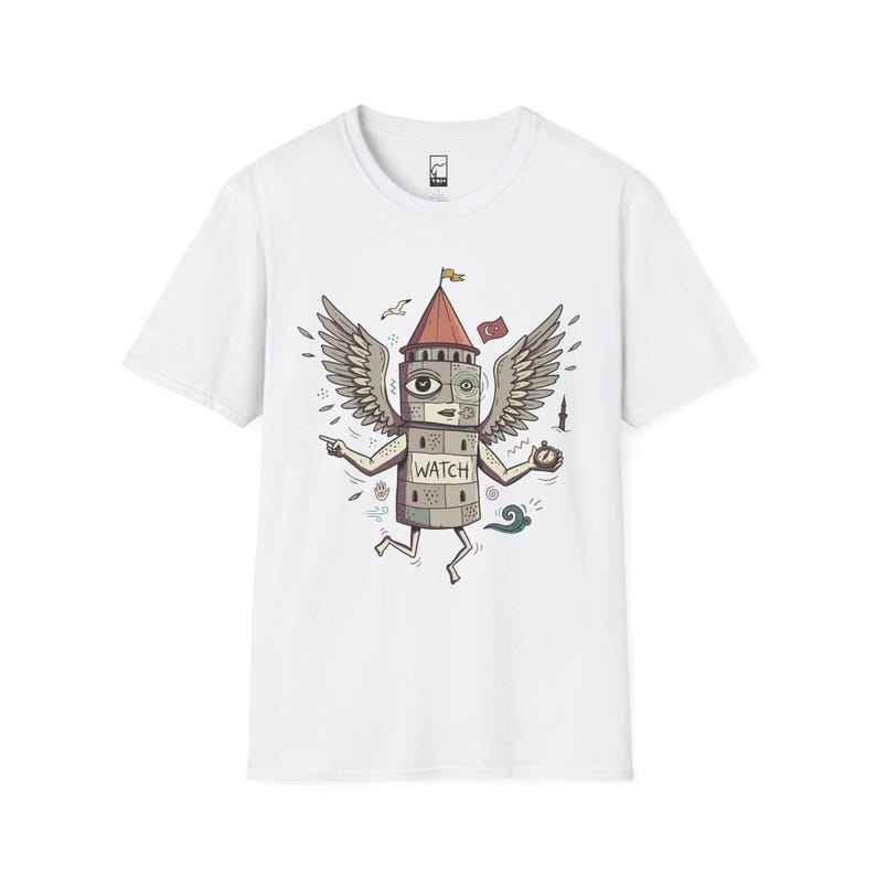 Istanbul T-Shirt | Funny Galata Tower Graphic Tee, Turkish Culture Unisex Shirt, Istanbul Gift image 1