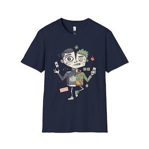 Mobile Dev Shirt | Funny iOS Tee | Android T Shirt | App Builder Graphic Tee | Software Engineer Shirt | Coder Gift Navy