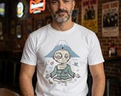 Japan T-Shirt | Funny Zen Meditation Graphic Tee, Mount Fuji Unisex Shirt, Japan Gift for Her Him