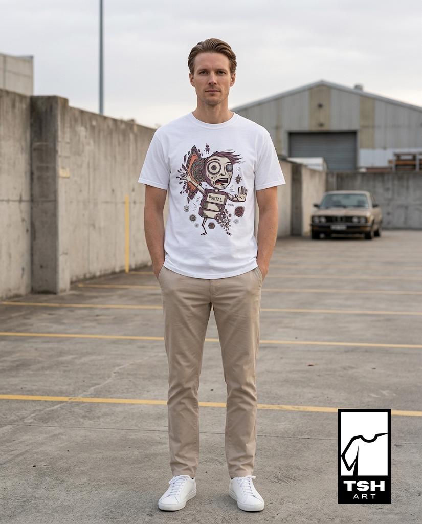Psychedelic T-Shirt | DMT Portal Graphic Tee, Trippy Hyperspace Unisex Shirt, Sacred Geometry Gift Her Him