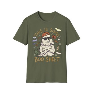 Camiseta divertida de fantasma de Halloween / Camiseta divertida de fantasma / Camiseta de fantasma genial / Camiseta con cita espeluznante y atrevida / Camiseta vintage de fantasma atrevida / Regalo unisex Military Green