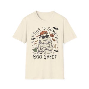 Camiseta divertida de fantasma de Halloween / Camiseta divertida de fantasma / Camiseta de fantasma genial / Camiseta con cita espeluznante y atrevida / Camiseta vintage de fantasma atrevida / Regalo unisex Natural