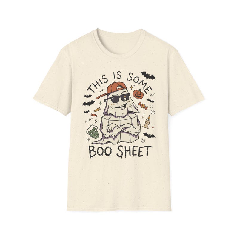 Camiseta divertida de fantasma de Halloween / Camiseta divertida de fantasma / Camiseta de fantasma genial / Camiseta con cita espeluznante y atrevida / Camiseta vintage de fantasma atrevida / Regalo unisex Natural